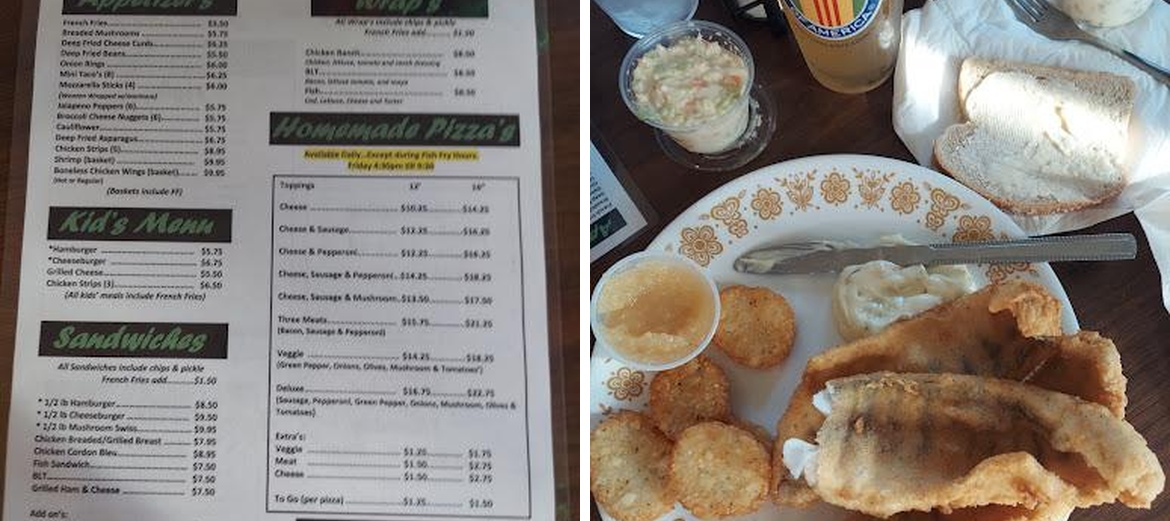 Tucked Away Menu